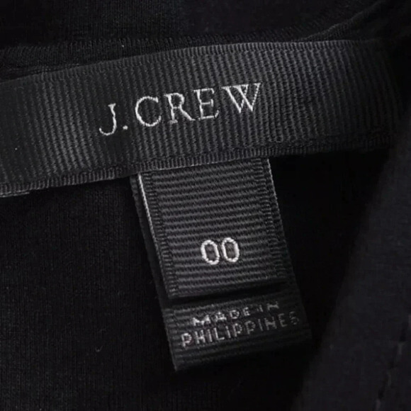 J. Crew Black Interview Dress Sheath Stretch Size 00 - Picture 6 of 9